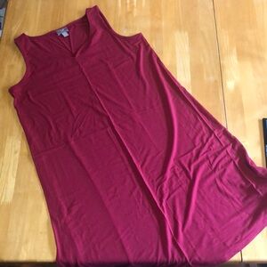 J. Jill raspberry sleeveless wearever dress